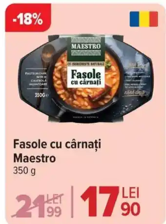 Carrefour Market Fasole cu cârnați Maestro Ofertă