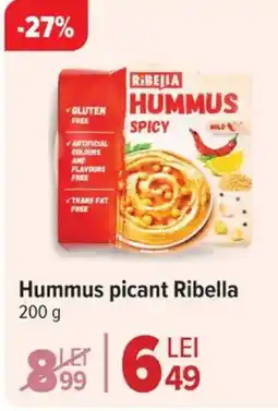 Carrefour Market Hummus picant Ribella Ofertă