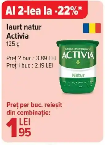 Carrefour Market laurt natur Activia Ofertă