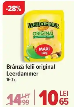 Carrefour Market Brânză felii original Leerdammer Ofertă