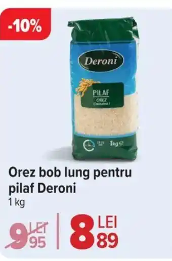 Carrefour Market Orez bob lung pentru pilaf Deroni Ofertă