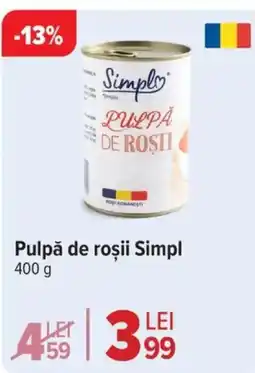 Carrefour Market Pulpă de roşii Simpl Ofertă