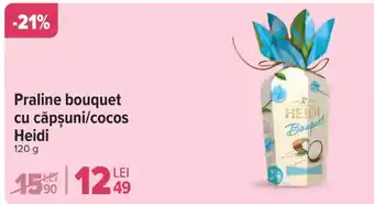 Carrefour Market Praline bouquet cu căpşuni/cocos Heidi Ofertă