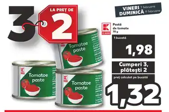 Kaufland Pastă de tomate Ofertă