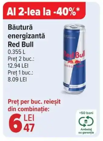 Carrefour Market Băutură energizantă Red Bull Ofertă