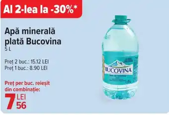 Carrefour Market Apă minerală plată Bucovina Ofertă