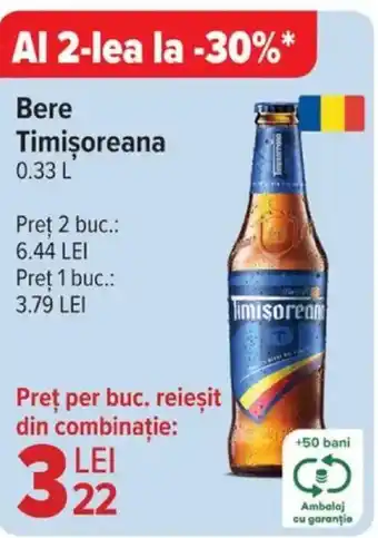 Carrefour Market Bere Timişoreana Ofertă