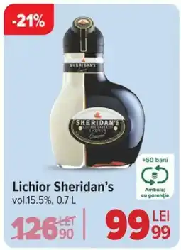 Carrefour Market Lichior Sheridan's Ofertă