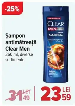 Carrefour Market Șampon antimǎtreață Clear Men Ofertă