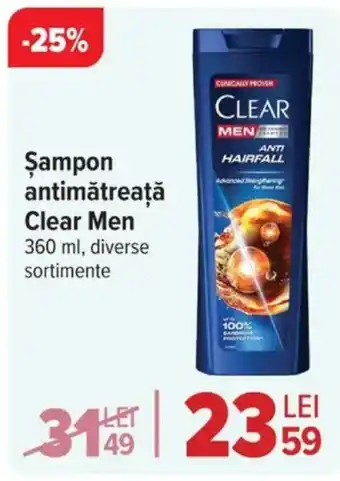 Carrefour Market Șampon antimǎtreață Clear Men Ofertă