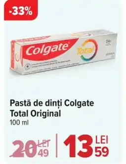 Carrefour Market Pastă de dinți Colgate Total Original Ofertă