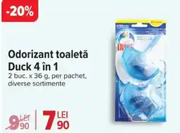 Carrefour Market Odorizant toaletă Duck 4 în 1 Ofertă