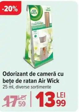 Carrefour Market Odorizant de cameră cu bețe de ratan Air Wick Ofertă