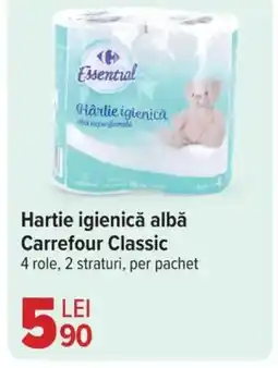 Carrefour Market Hartie igienică albă Carrefour Classic Ofertă