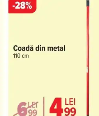 Carrefour Market Coadă din metal Ofertă