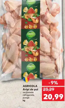 Kaufland AGRICOLA Aripi de pui Ofertă