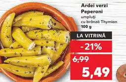 Kaufland Ardei verzi Peperoni Ofertă