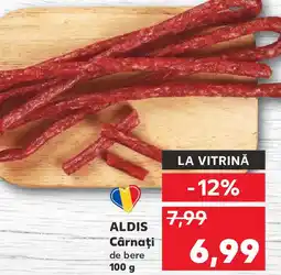 Kaufland ALDIS Cârnaţi de bere Ofertă