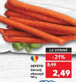 Kaufland GEPETO Cârnaţi olteneşti Ofertă