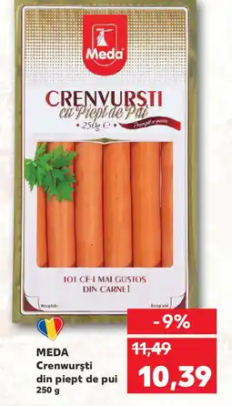 Kaufland MEDA Crenwurşti din piept de pui Ofertă