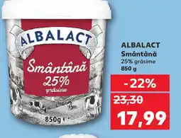 Kaufland ALBALACT Smântână Ofertă