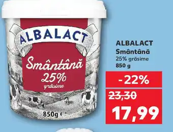 Kaufland ALBALACT Smântână Ofertă