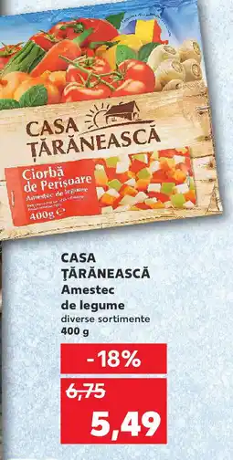 Kaufland CASA ŢĂRĂNEASCĂ Amestec de legume Ofertă