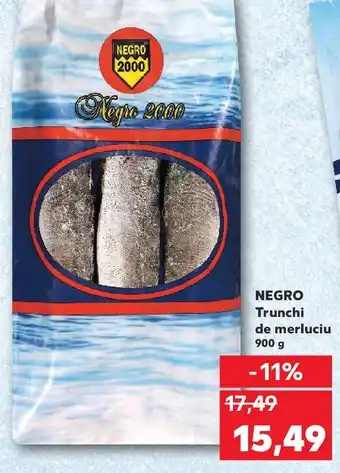 Kaufland NEGRO Trunchi de merluciu Ofertă