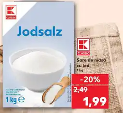 Kaufland Sare de masă cu iod Ofertă