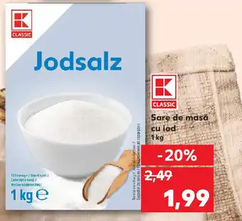 Kaufland Sare de masă cu iod Ofertă