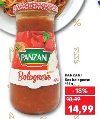 Kaufland PANZANI Sos bolognese Ofertă