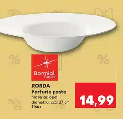 Kaufland RONDA Farfurie paste Ofertă