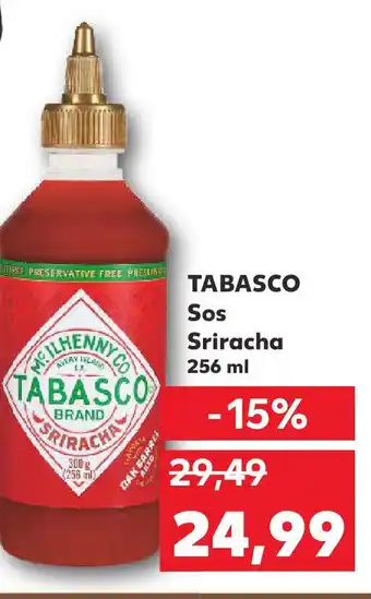 Kaufland TABASCO Sos Sriracha Ofertă