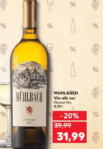 Kaufland MÜHLBACH Vin alb sec Ofertă