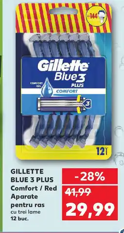 Kaufland GILLETTE Blue 3 plus Comfort / Red Aparate pentru ras Ofertă