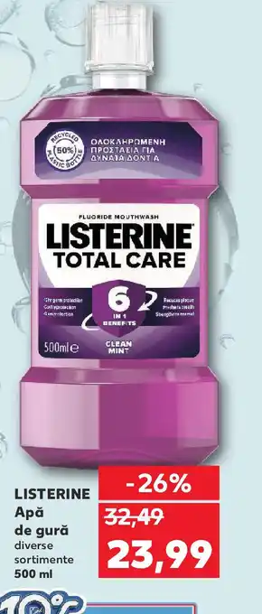 Kaufland LISTERINE Apă de gură Ofertă