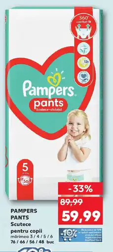 Kaufland PAMPERS Pants Scutece pentru copii Ofertă