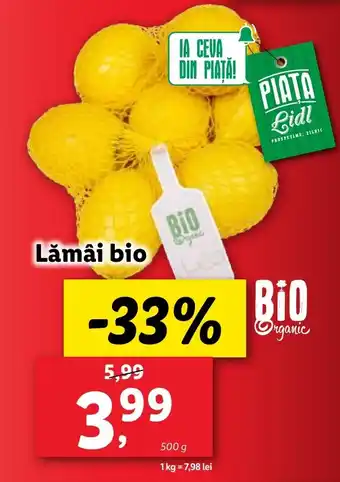 Lidl Lămâi bio Ofertă