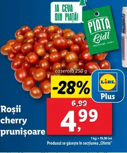 Lidl Roşii cherry prunişoare Ofertă