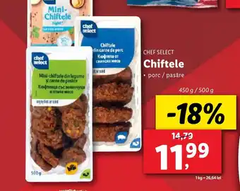 Lidl CHEF SELECT Chiftele Ofertă