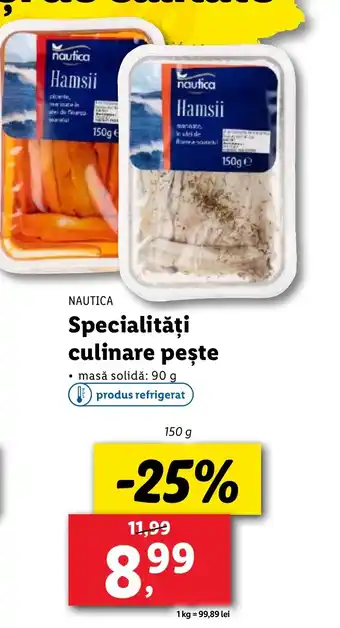 Lidl NAUTICA Specialităţi culinare peşte Ofertă