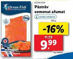 Lidl OCEAN FISH Păstrăv somonat afumat Ofertă