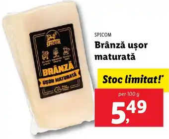 Lidl SPICOM Brânză uşor maturată Ofertă