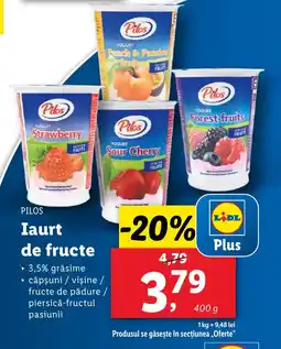 Lidl PILOS Iaurt de fructe Ofertă