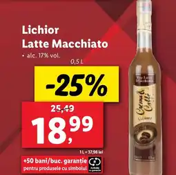 Lidl Lichior Latte Macchiato Ofertă