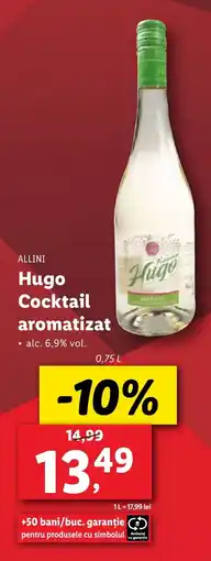 Lidl ALLINI Hugo Cocktail aromatizat Ofertă