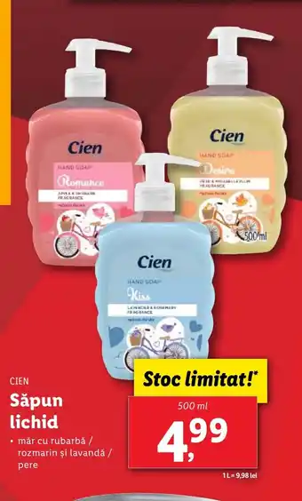 Lidl CIEN Săpun lichid Ofertă