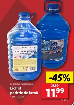 Lidl FLUIDCLEAN / NORDCLEAN Lichid parbriz de iarnă Ofertă