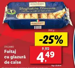 Lidl ITALIAMO Foitaj cu glazurǎ de caise Ofertă