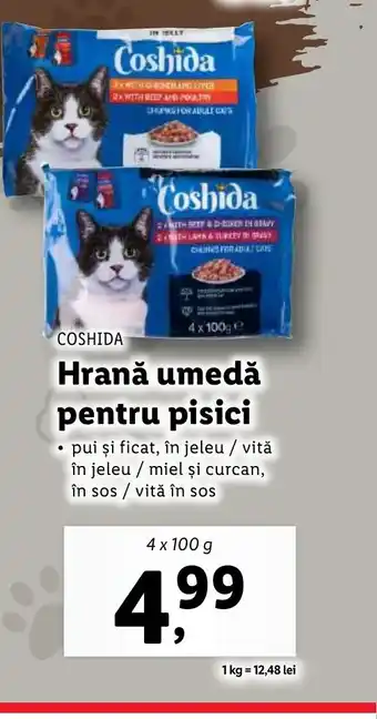 Lidl COSHIDA Hrană umedă pentru pisici Ofertă